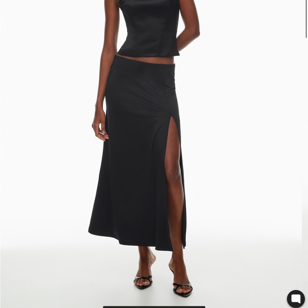 Aritzia Black Maxi Skirt